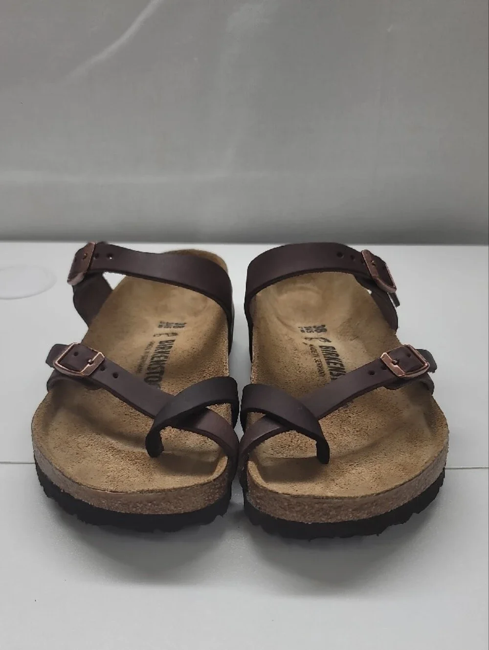 Birkenstock Mayari Oiled Leather Sandals Size 7